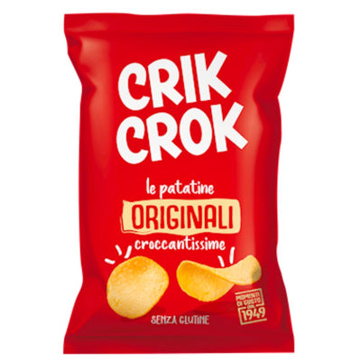 Confezione da 100g di patatine Crik Crock