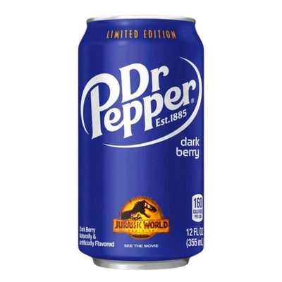 Dr Pepper Dark Berry, bevanda alla frutta aromatizzata alle more da 355ml