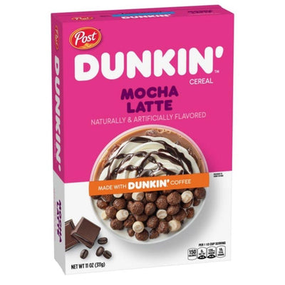 Dunkin' Cereal Mocha Latte, cereali al gusto di cioccolato e caffè da 311g