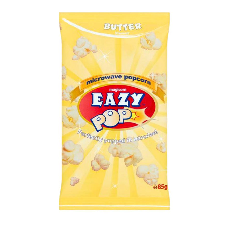 Eazy Popcorn Butter - popcorn al burro da 85g American Uncle Eazy Popcorn Butter - popcorn al burro da 85g American Uncle