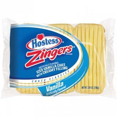 Hostess Zingers Vanilla 3 Pack, 3 merendine alla vaniglia
