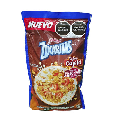 confezione da 120g di cereali al gusto cajeta Kellog's zucaritas