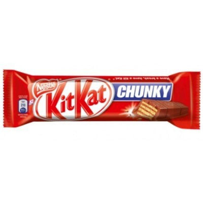 Kit Kat Chunnky, wafer ricoperto e ripieno di crema al cioccolato da 40g