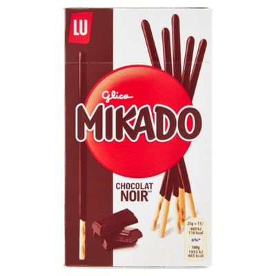 Mikado Fondente, biscotto ricoperto di cioccolato fondente da 75g