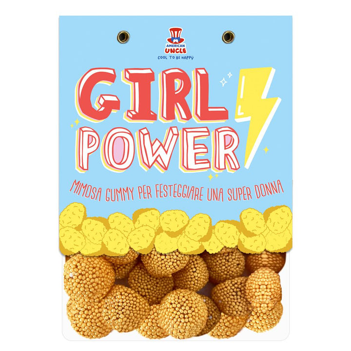 Mimosa Gummy, busta di caramelle gommose per una super donna da 80 g