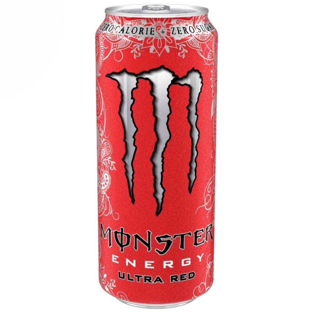 Monster Energy Ultra Red, energy drink ai frutti rossi da 500ml (4658986287201)