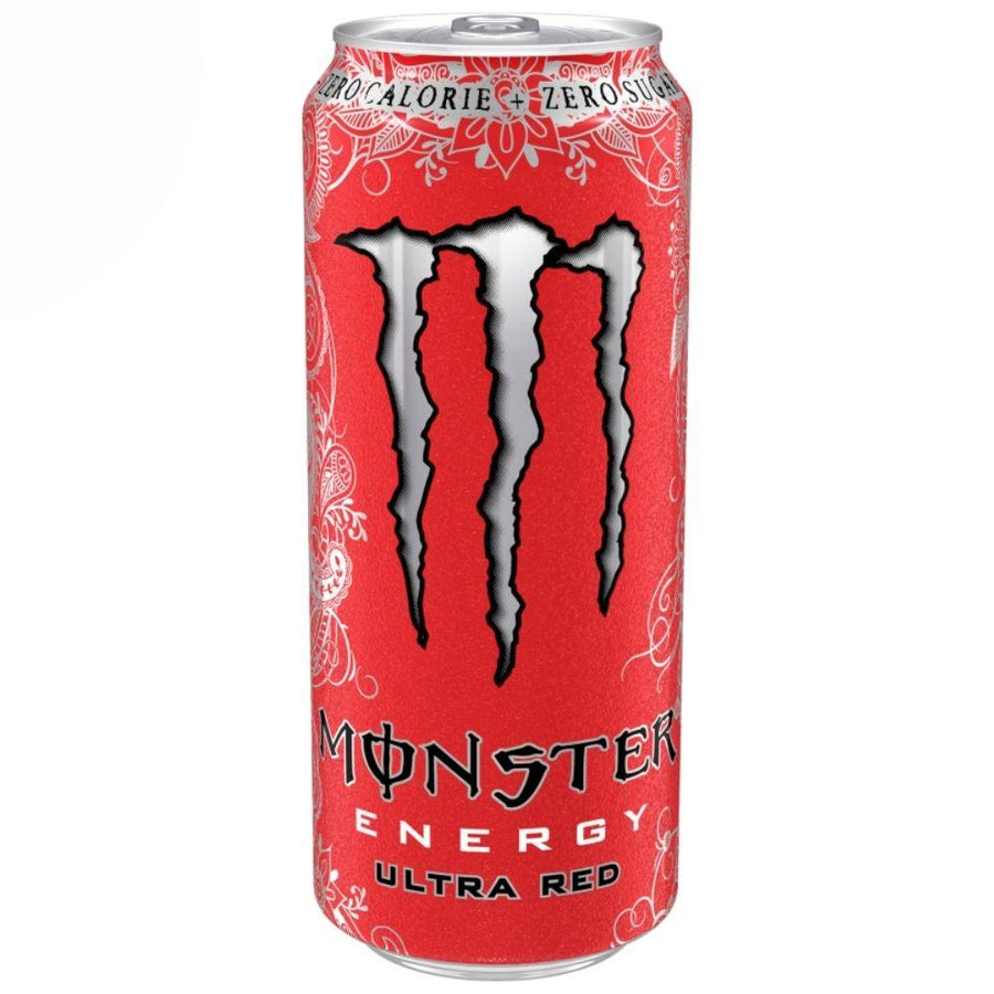 Monster Energy Ultra Red, energy drink ai frutti rossi da 500ml (4658986287201)