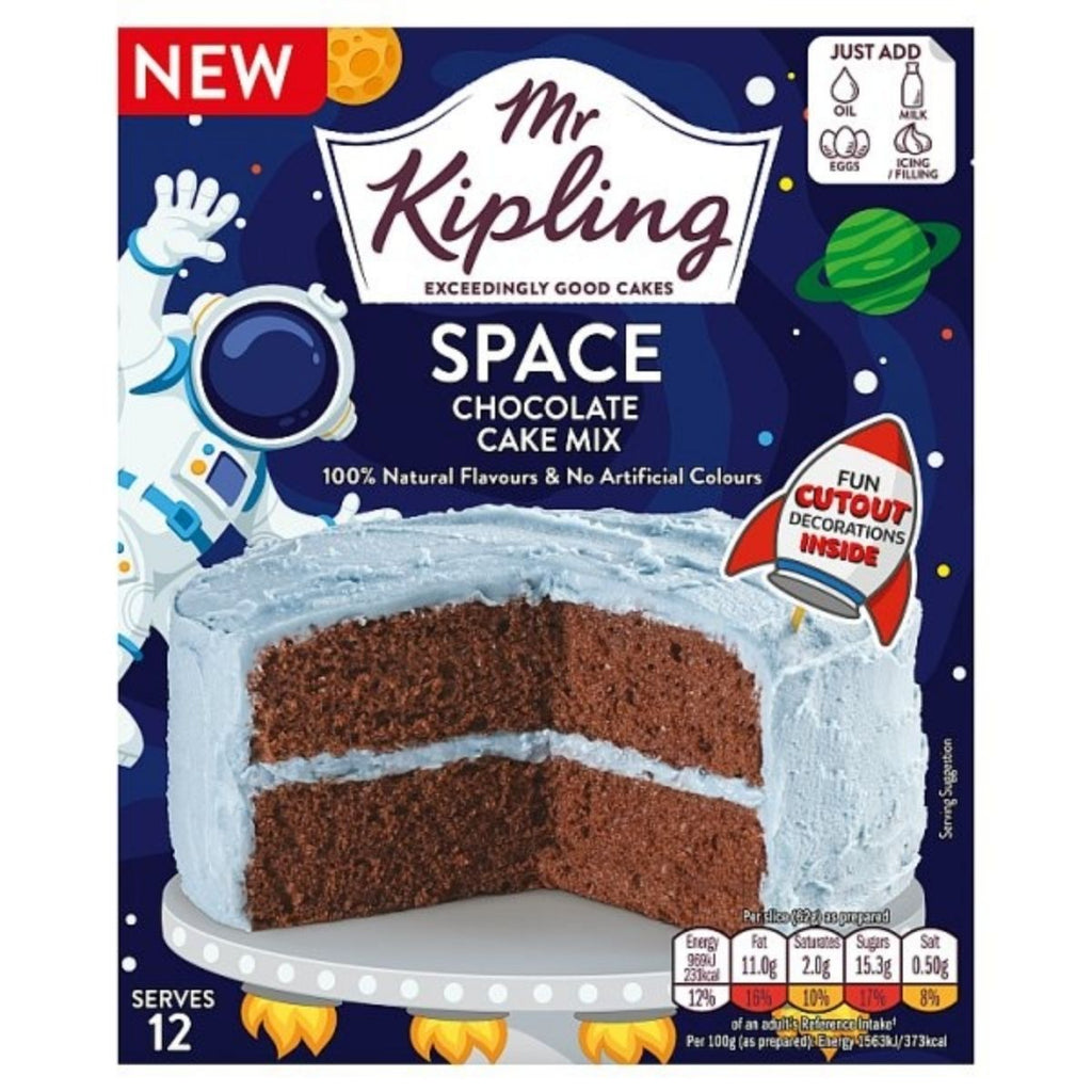 Mr Kipling Space Chocolate Cake Mix - preparato per torta al cioccolato da  400g – American Uncle