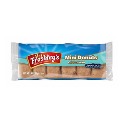 Mrs Freshley's Cinnamon Mini Donut, ciambelle alla cannella da 85g (4649277554785)