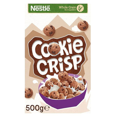 Confezione da 500g di cereali al biscotto Nestlè Cookie Crisp