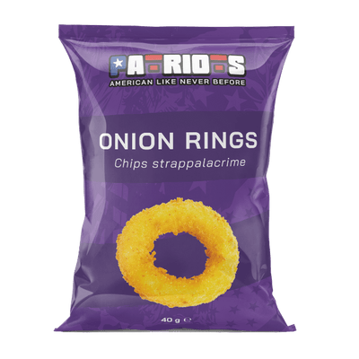 Patriots Onion Rings, patatine alla cipolla da 40g