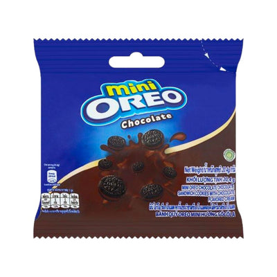 Confezione di mini biscotti Oreo Mini Chocolate da 20.4g