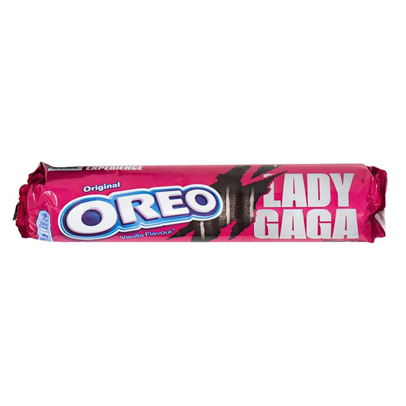 Oreo Original Lady Gaga, biscotti al cacao ripieni di crema alla vaniglia da 154g