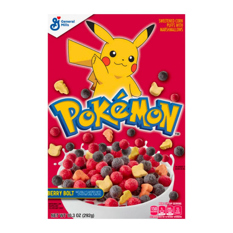 Pokemon Cereal Berry Bolt, cereali alla frutta da 292g