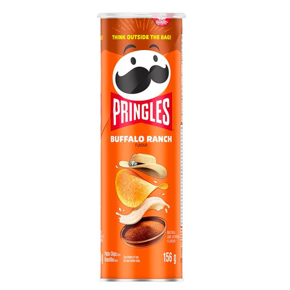 Pringles Buffalo Ranch, patatine al gusto di salsa buffalo e salsa ranch da 156g