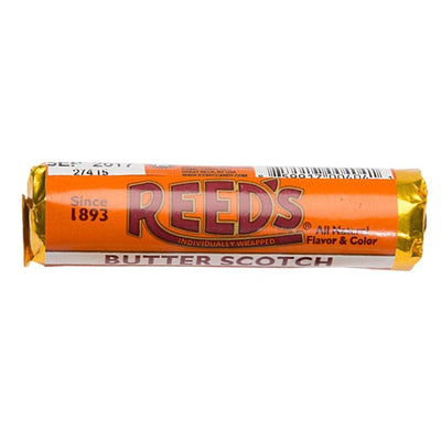 Reed's Roll Butterscotch, caramelle al gusto di tofee al burro da 29g (4720956276833)