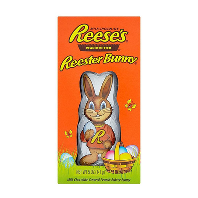 Reese's Peanut Butter Reester Bunny, coniglietto di cioccolato ripieno di burrro d'arachidi da 141g (4553799270497)