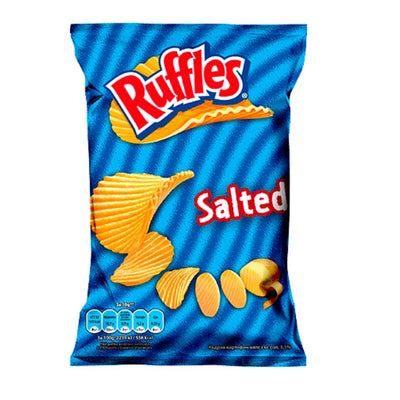 Confezione di patatine Ruffles Salted da 30g