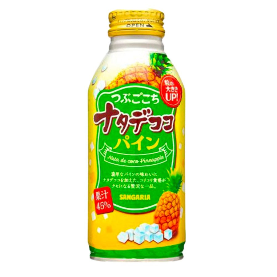Confezione da 380ml di bevanda all'ananas sangaria nata de cocco 
