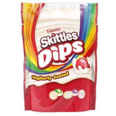 Skittles Dips Fruits, confetti alla frutta ricoperti di yogurt da 150g (4613813862497)