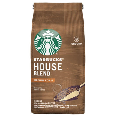 Starbucks Roast & Ground Medium House Blend, preparato in polvere per caffè al cacao e alle noci da 200g (1954243182689)