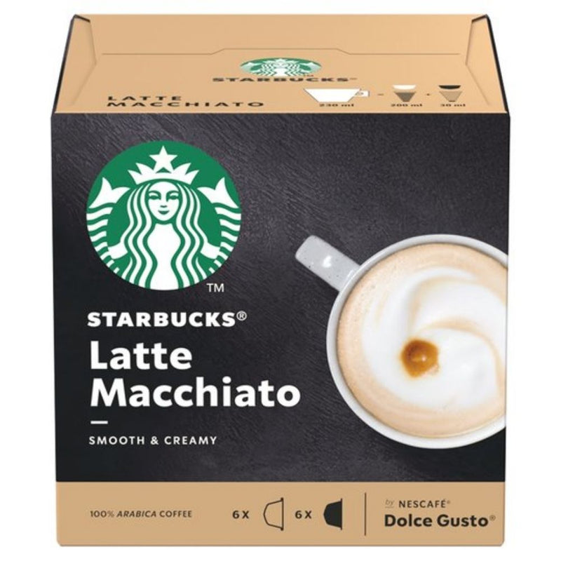 Starbucks Dolce Gusto Latte Macchiato, 12 capsule by Nescafè (4784093888609)