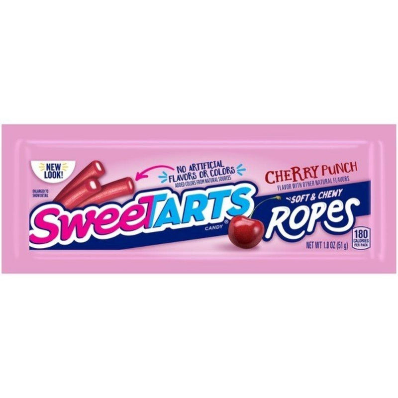 Sweetarts Ropes Cherry Punch, stecche di caramelle alla ciliegia da 51g