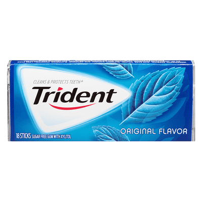 Trident Original Flavor, chewing gum allo xylitolo da 18 pezzi (1954229026913)