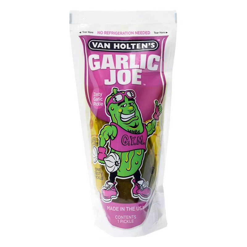 Van Holtens King Size Pickle - Garlic Joe, cetriolo monoporzione all&