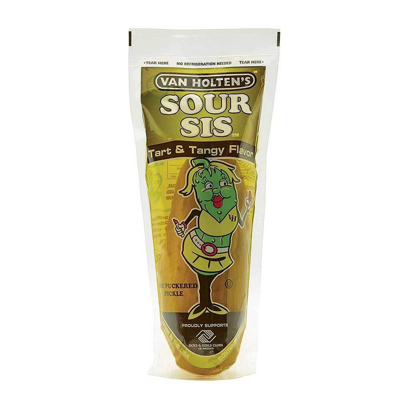 Van Holtens King Size Pickle - Sour Sis, cetriolo piccante monoporzione in sottaceto (4693582872673)
